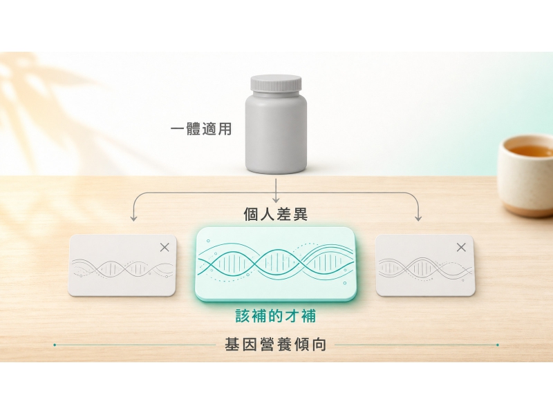 一體適用保健食品的迷思：你可能在補你不需要的