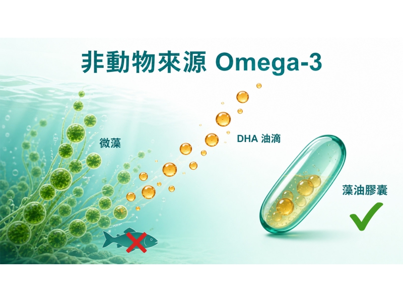 素食 Omega-3 藻油怎麼選？藻油 vs 魚油的基因觀點