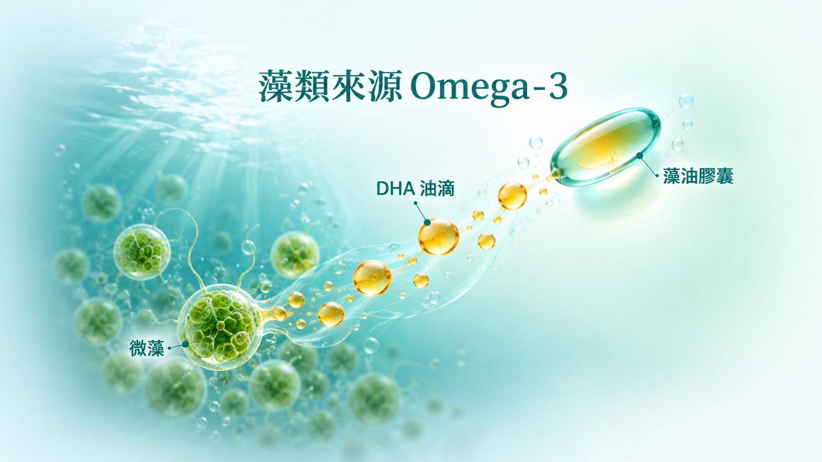 素食 Omega-3 藻油怎麼選？藻油 vs 魚油的基因觀點