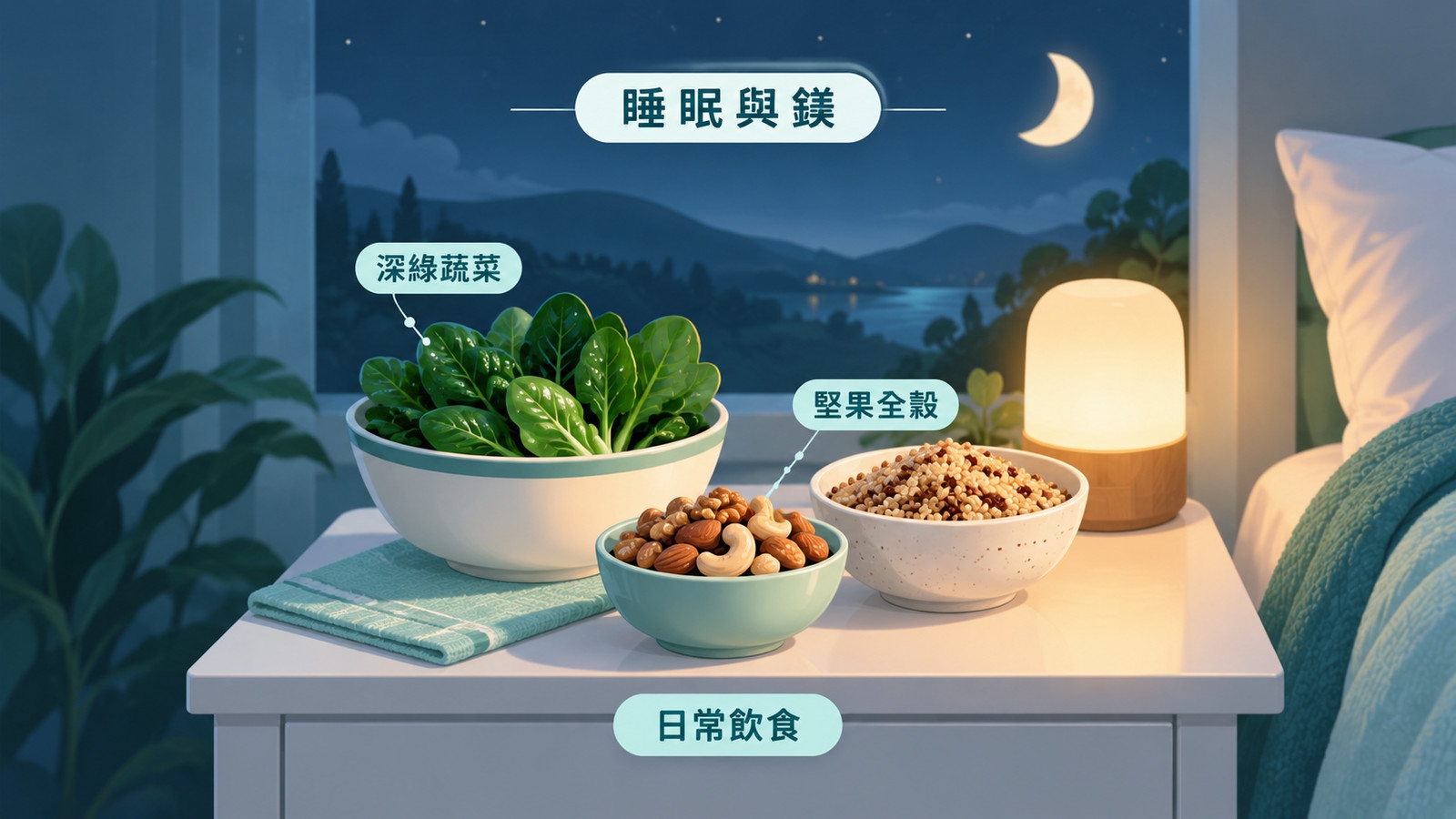 睡不好吃什麼？海洋鎂與睡眠保健食品怎麼挑