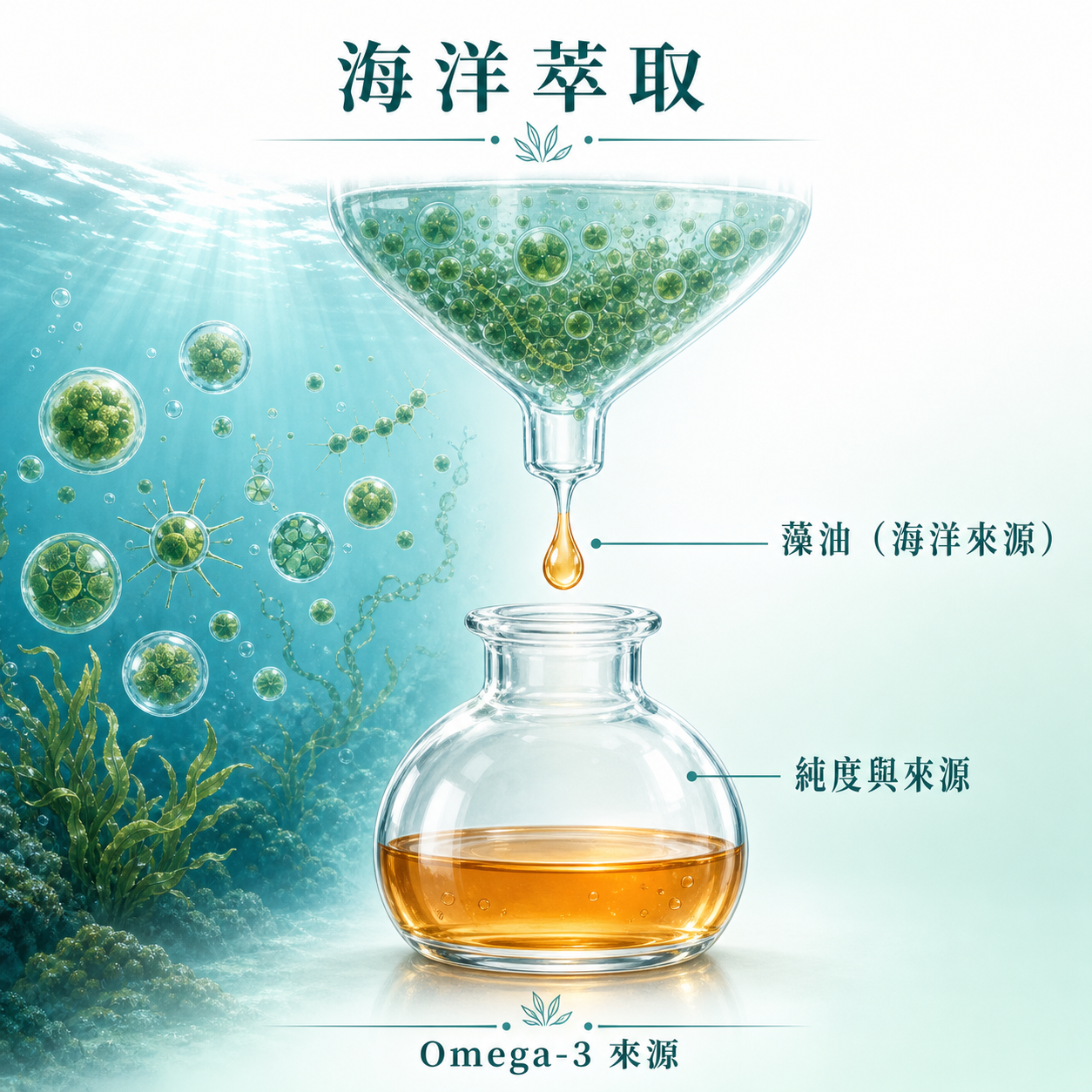 保健食品成分|海洋萃取概念